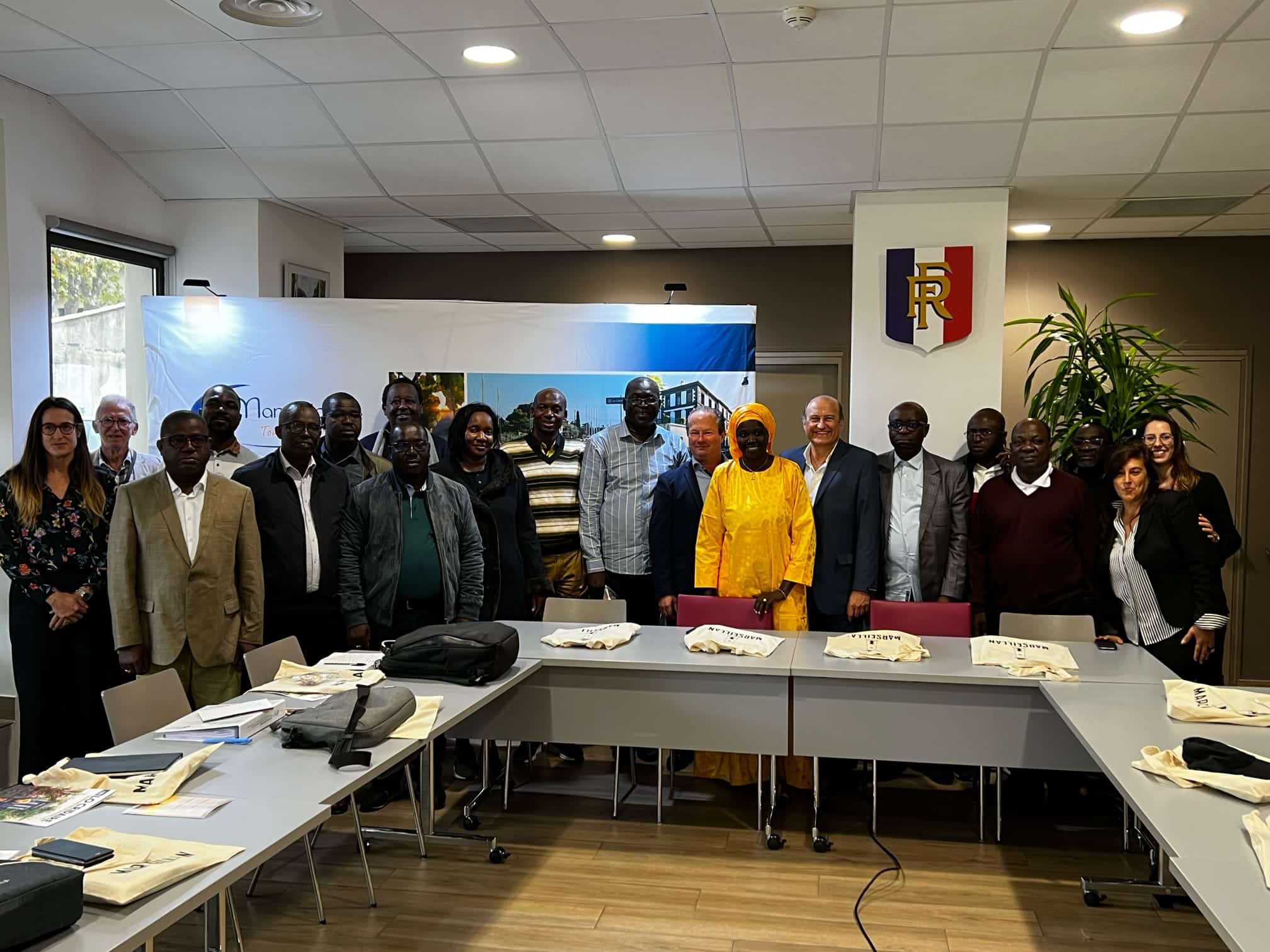 Séminaire des Directeurs généraux sur l'Assainissement – Accueil à la mairie de Marseillan par Monsieur le Maire – Yves Michel