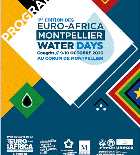 1ère édition des EURO-AFRICA Montpellier  Water Days - Congrès du 9-10 octobre au Corum de Montpellier